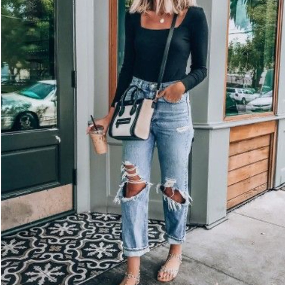 Agolde 90’s mid rise loose  Jean in fallout